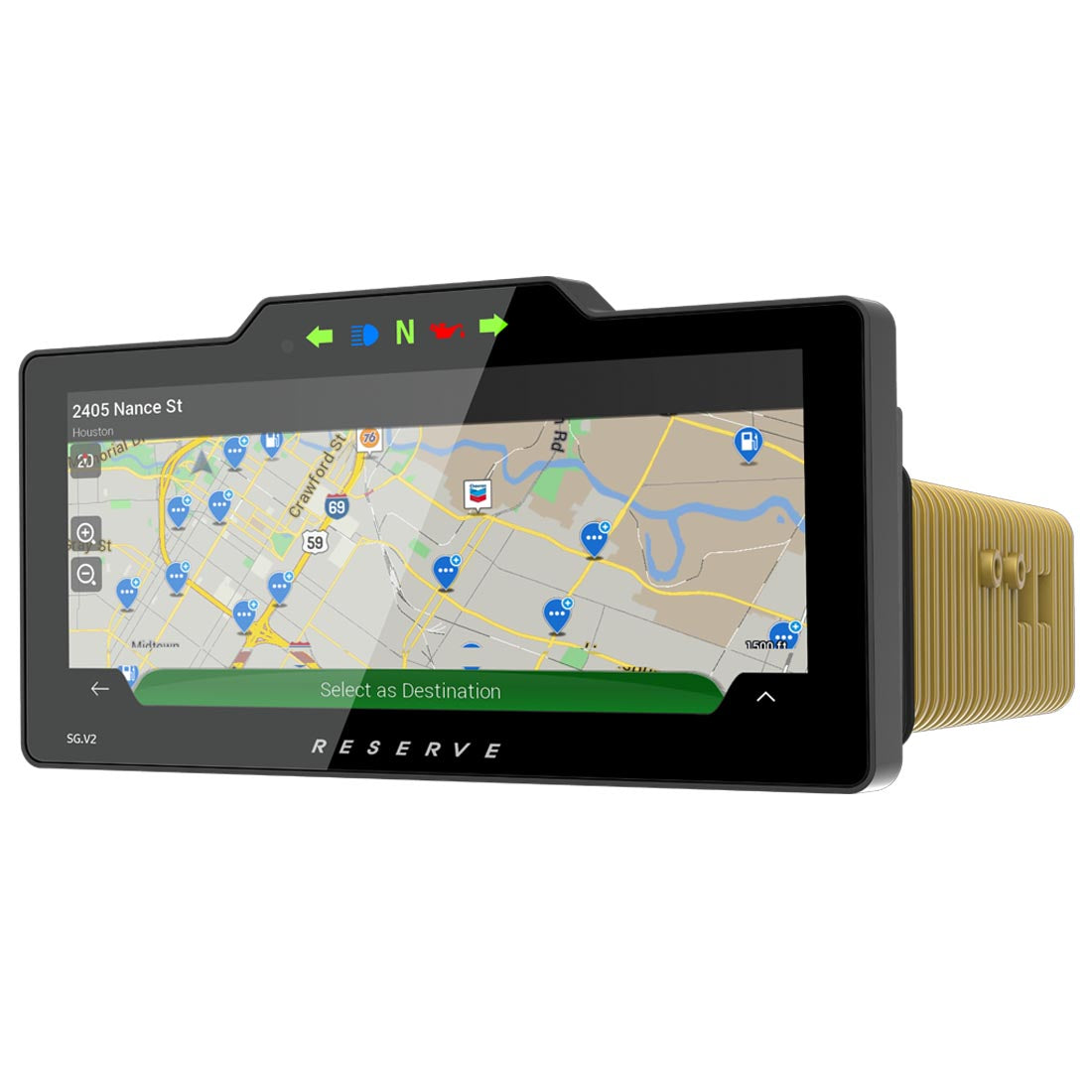 Precision Power WHD.SGV2 Plug-N-Play Head Unit for Select 1998-2013 Harley Davidson Street Glide Motorcycles - Soundstream Reserve