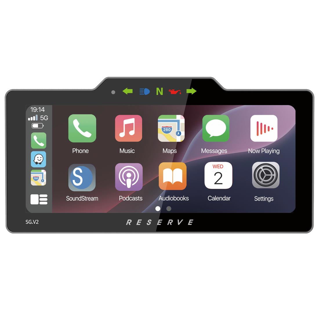 Precision Power WHD.SGV2 Plug-N-Play Head Unit for Select 1998-2013 Harley Davidson Street Glide Motorcycles - Soundstream Reserve