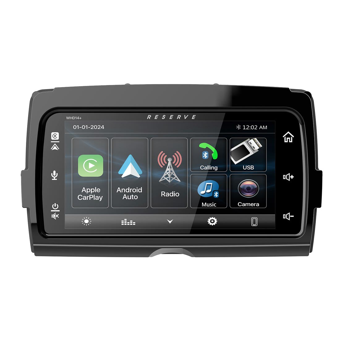 Precision Power WHD14+ Plug-n-Play OE Fit Head Unit for 2014-23 Harley-Davidson Touring Motorcycles - Soundstream Reserve (WHD14)