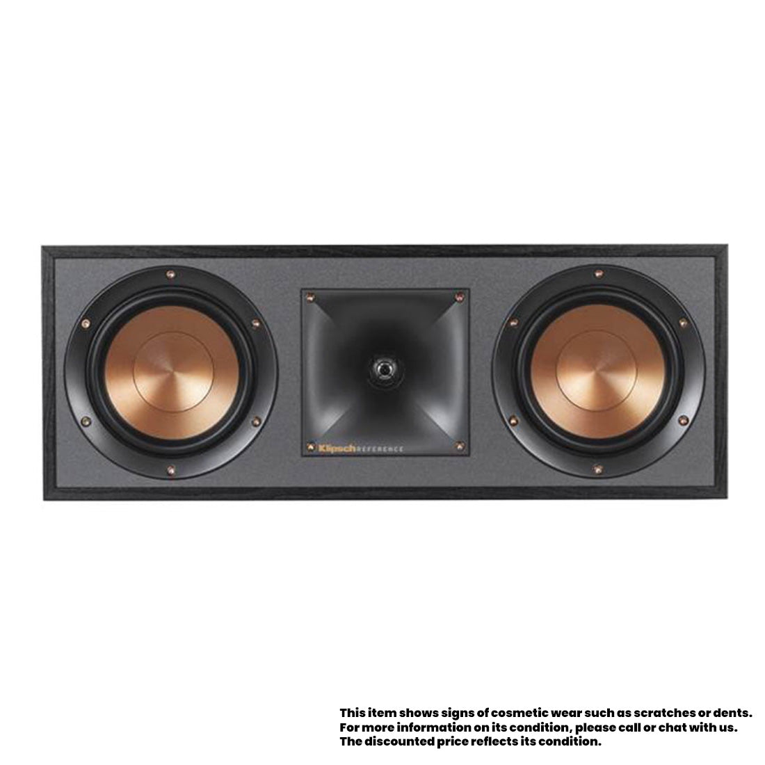 Klipsch R-52C Reference Center Channel Speaker – Black (OPEN BOX)