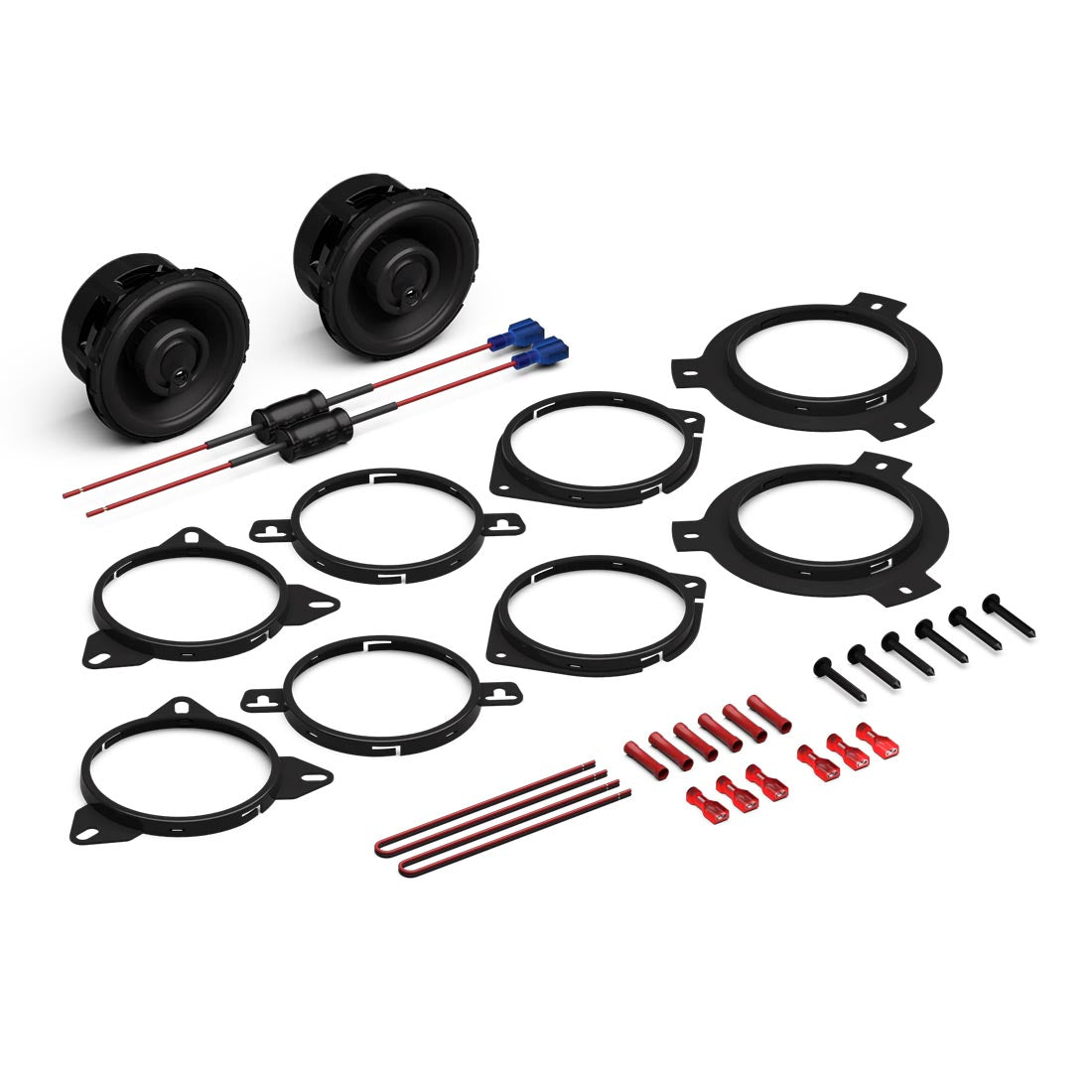 Rockford Fosgate P1V2-3 Punch P1 3.5" 3-Way Coaxial Speakers - Pair (P1V23)