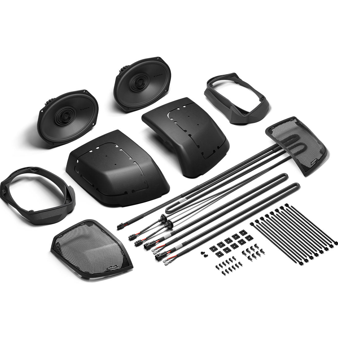Rockford Fosgate HD14BL69 6"x9” Full Range Saddlebag Speakers for Select 2014-2023 Harley-Davidson Motorcycles - Pair