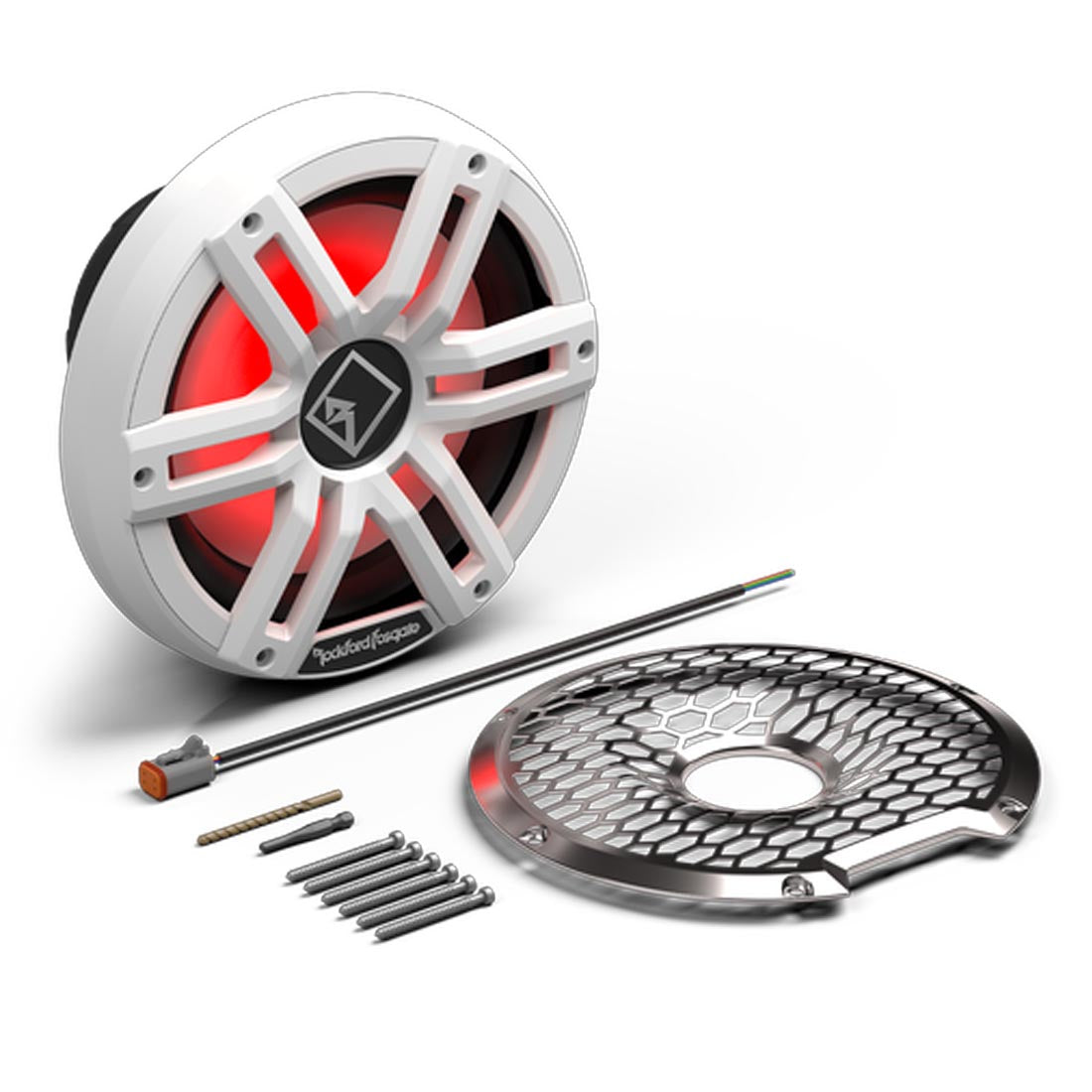 Rockford Fosgate M2D2-10S-G2 10" Colour Optix Sealed Marine 2-Ohm DVC Subwoofer - White