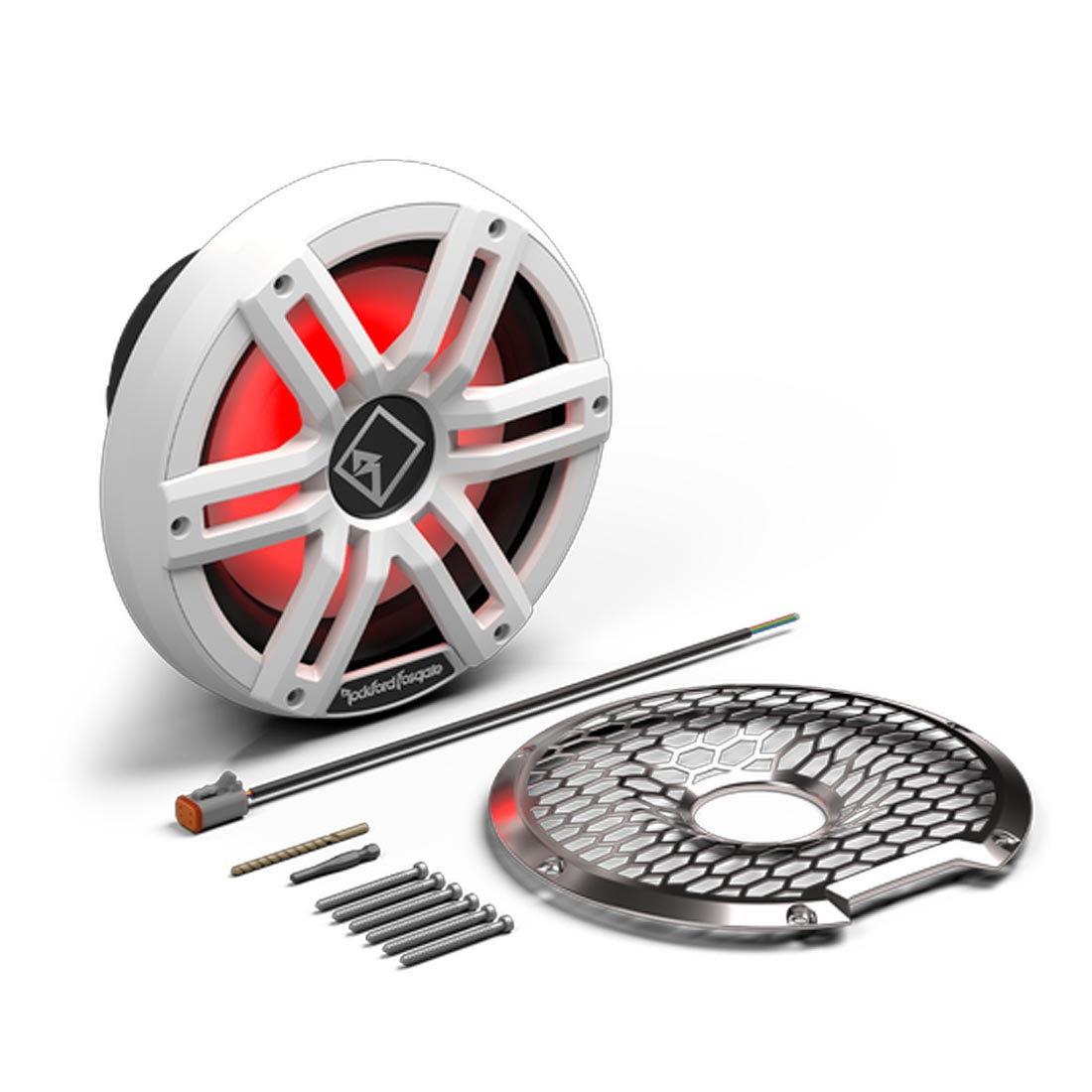 Rockford Fosgate M2D4-10S-G2 10" Colour Optix Sealed Marine 4-Ohm DVC Subwoofer - White