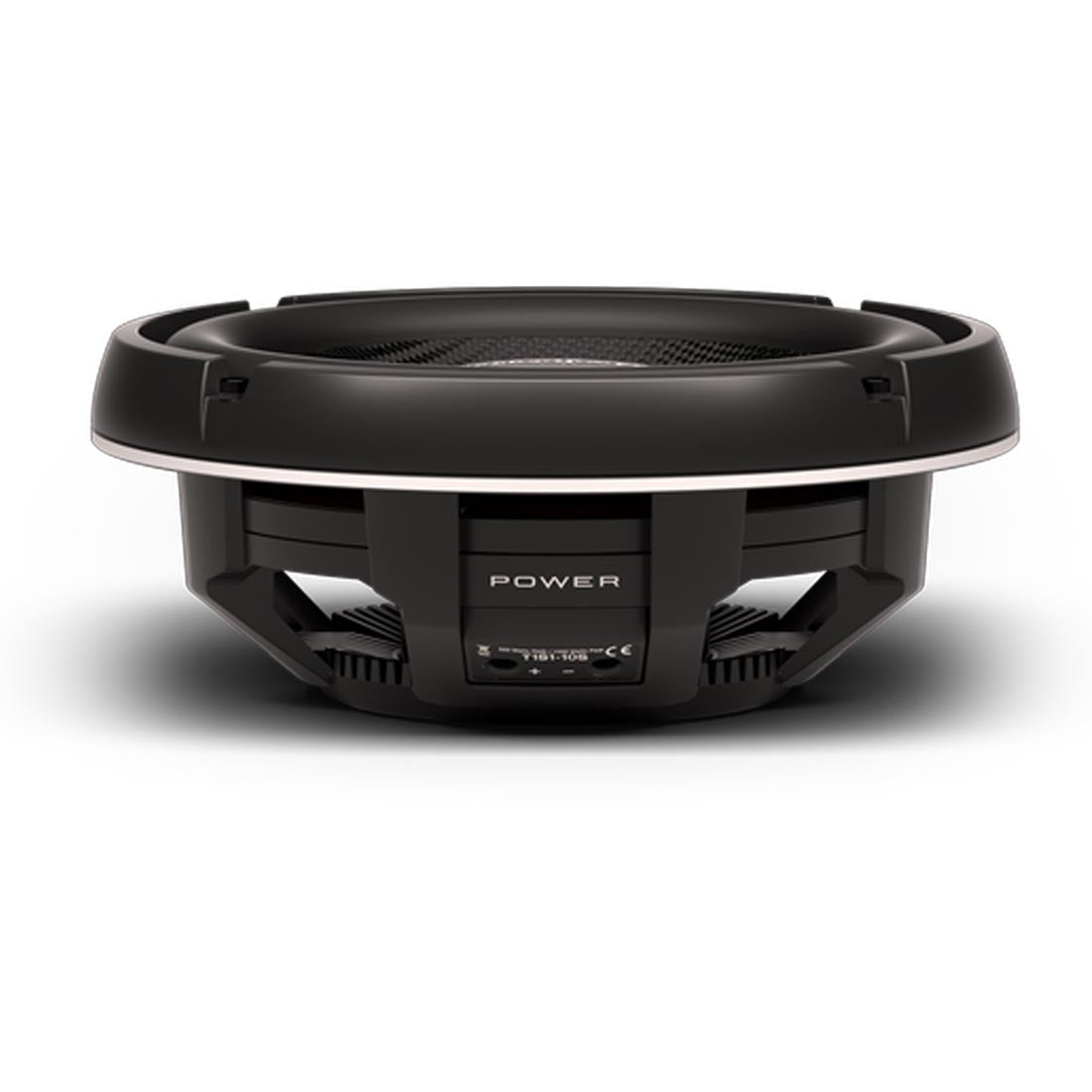 Rockford Fosgate T1S1-10S Power Series 10" 1-Ohm SVC Shallow-Mount Subwoofer for Sealed Enclosures