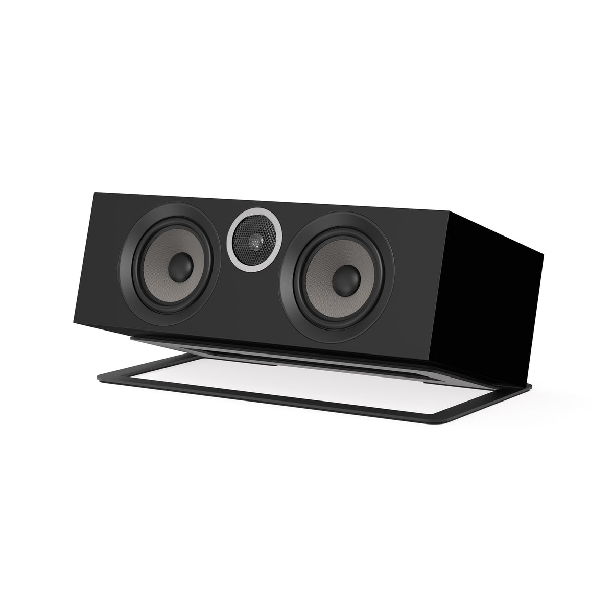 Kanto S12 Low-Profile Center Channel Speaker Stand with 16° Tilt - Black