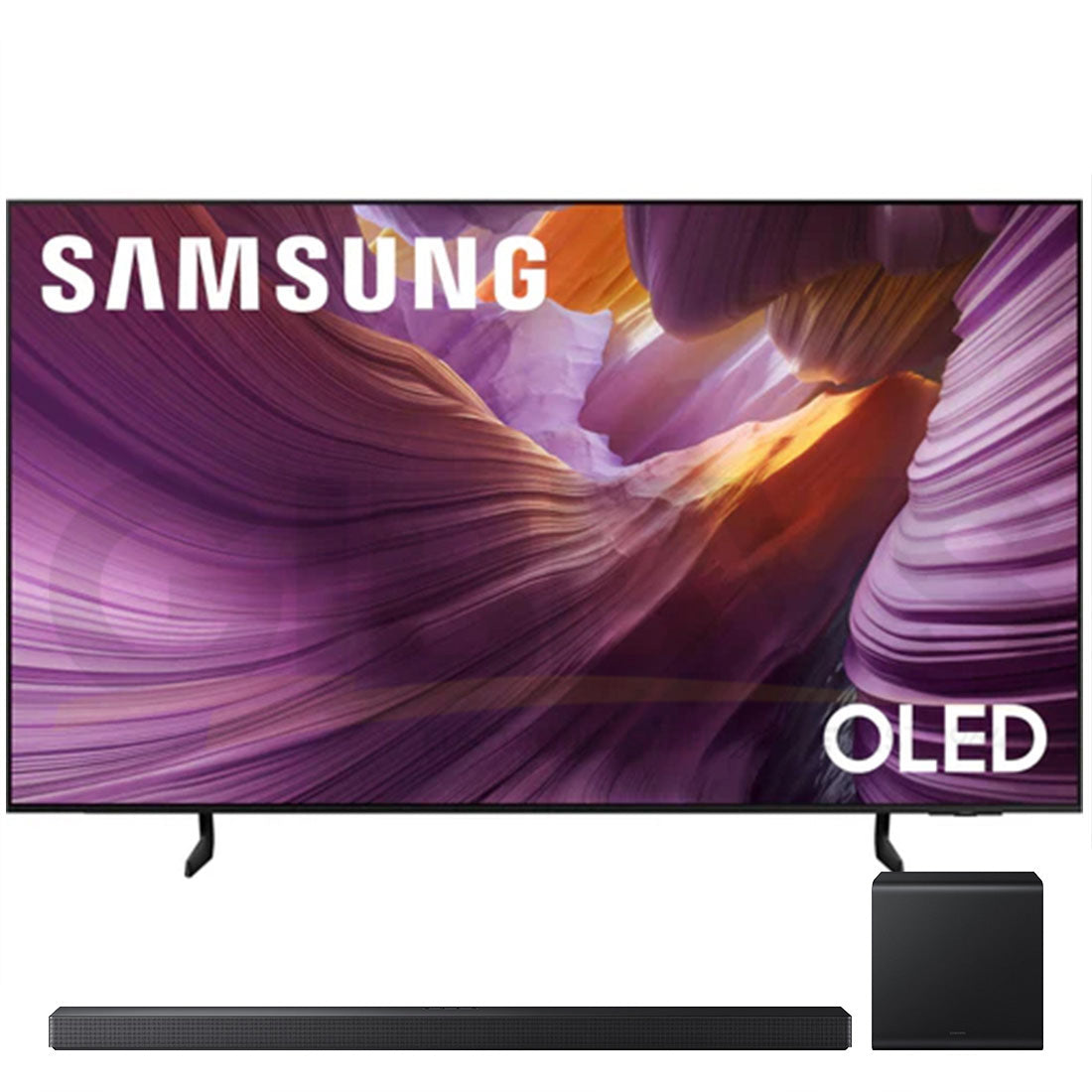 Samsung S85F OLED 4K Vision AI Smart TV | HW-QS700F/ZC 3.1.2 Channel Soundbar Bundle