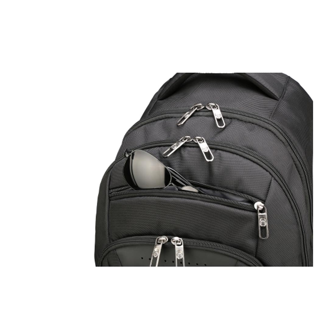 Swissdigital SD1679BT02506-01 Sursee 17" Laptop Backpack - Black