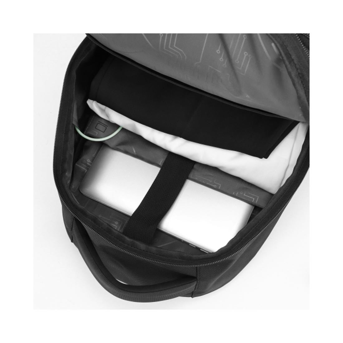 Swissdigital SD1694BT02506-01 Meilen 17" Laptop Backpack - Black