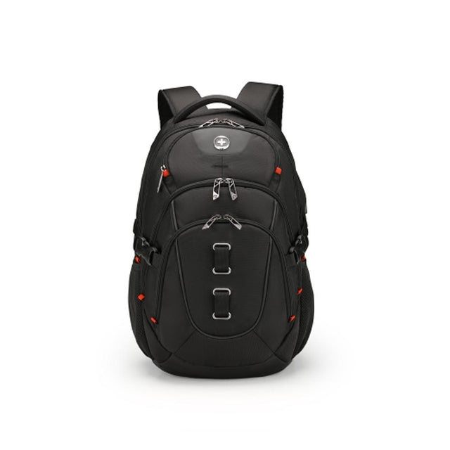 Swissdigital SD1694BT02506-01 Meilen 17" Laptop Backpack - Black