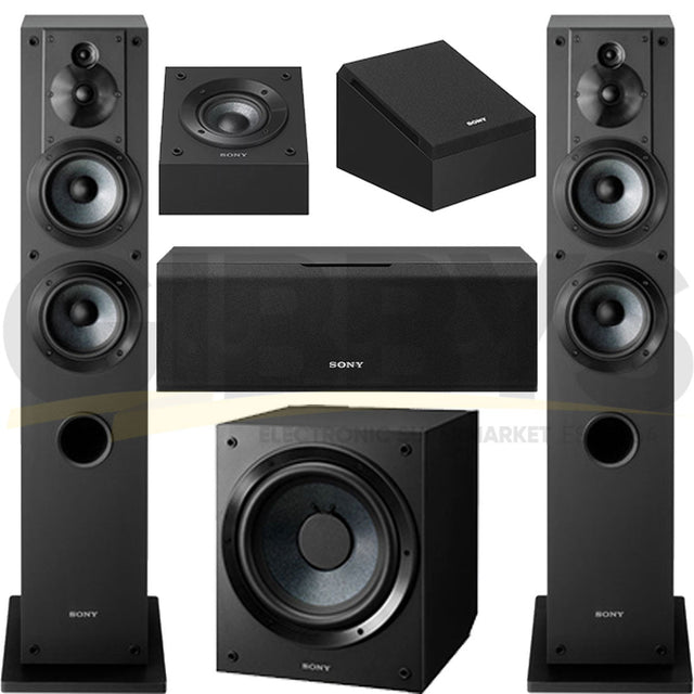 Sony SS-CS3 5.1 Speaker Bundle #3 (SS-CS3 (2) | SA-CS9 | SS-CS8 | SS-CSE)