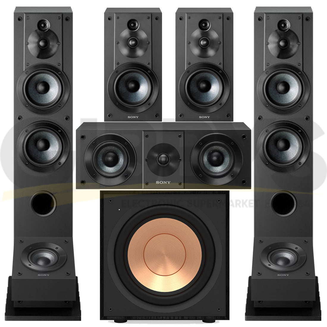 Onkyo TX-NR797 Receiver | Sony & Klipsch 7.1 Speaker Bundle #1