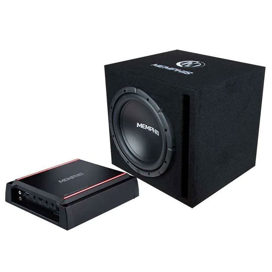 Memphis Audio SRXE112VP Single 12" Bass System with 500 Watt Amplifier (SRXE112VP)