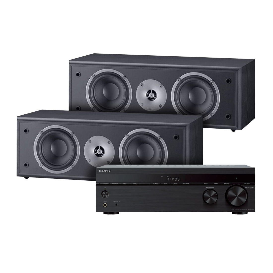 Sony STR-DH790 7.2 Channel Home Theatre AV Receiver | Magnat MSC252B Monitor Supreme 4.25" Center Channel Speakers - Bundle