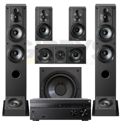 Sony STRAN1000 7.2 Channel 8K A/V Receiver | SS-CS3 7.1 Speaker Bundle #2