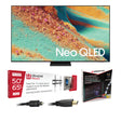 Samsung QN55QN85FAFXZC 55" Neo QLED 4K Vision AI Smart TV | Ultralink KIT3LED Home Entertainment Starter Kit Bundle