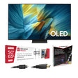 Samsung QN65S95FAFXZC 65" OLED 4K Vision AI Smart TV | Ultralink KIT3LED Home Entertainment Starter Kit Bundle