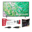 Samsung UN55DU8000FXZC 55" Crystal UHD 4K Tizen OS Smart TV | Ultralink KIT3LED Home Entertainment Starter Kit Bundle