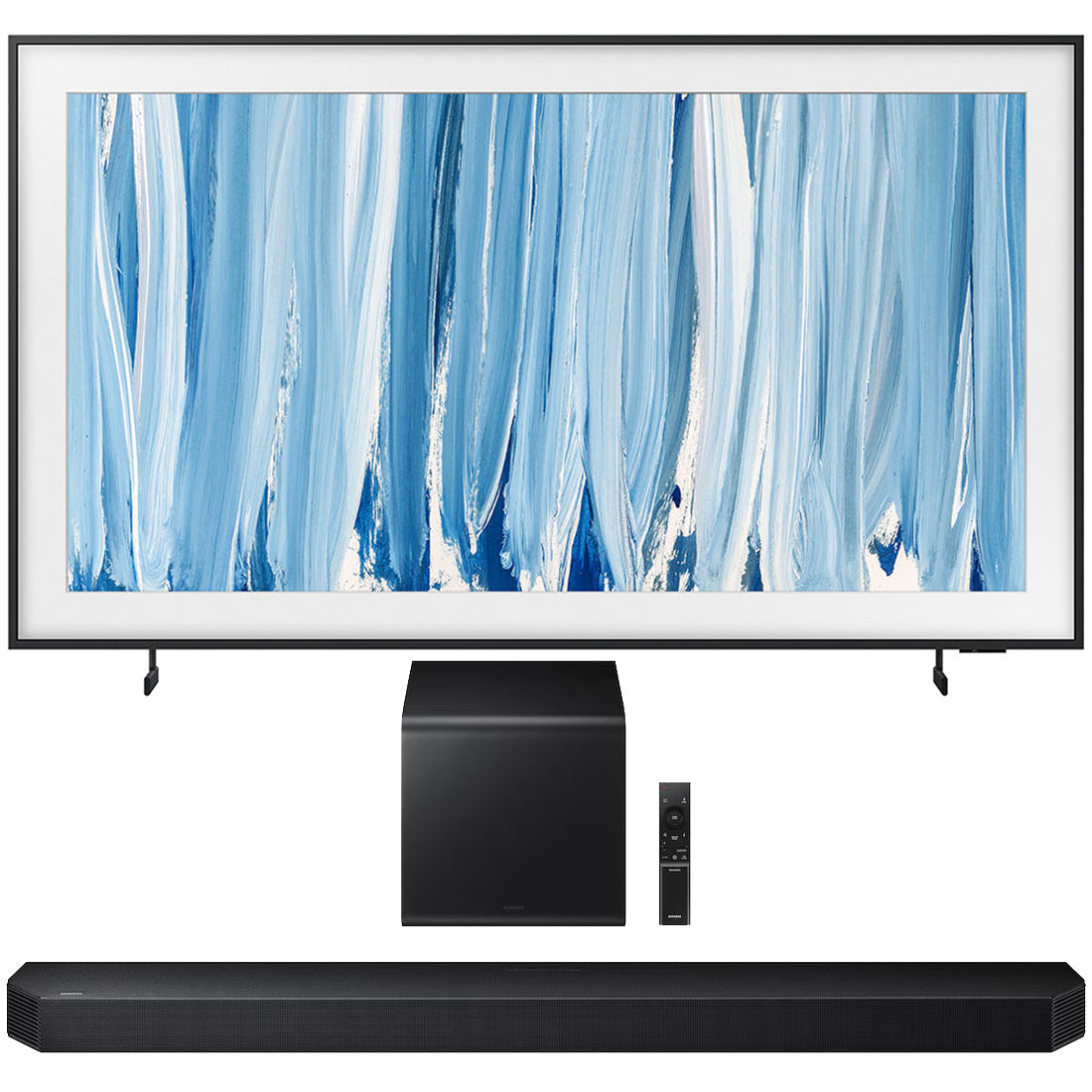 Samsung LS03HW The Frame Pro 4K Vision AI Smart TV | HW-Q800H/ZC 15.1.2 Channel Soundbar and Subwoofer - 2026 Bundle