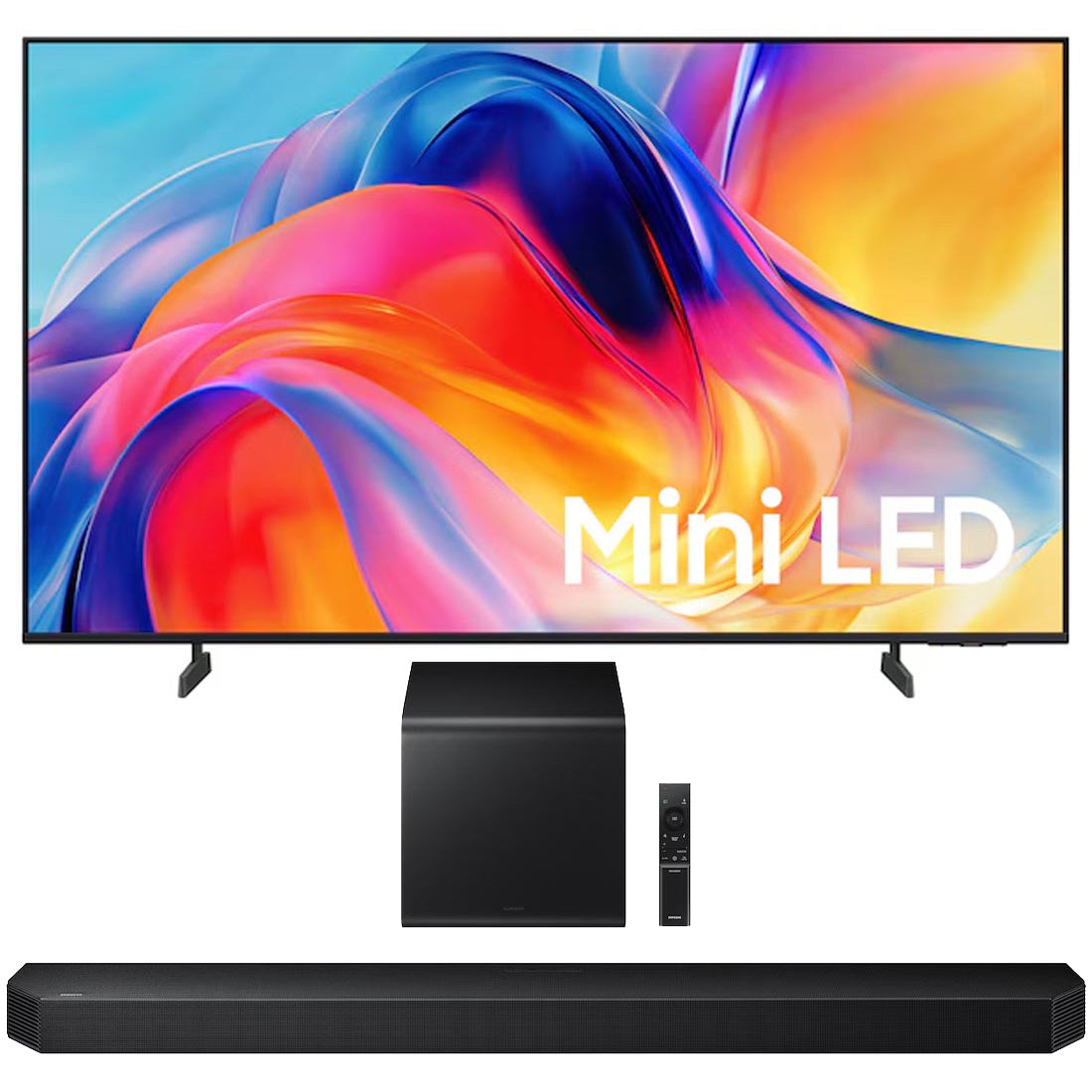 Samsung M70H Mini LED 4K Vision AI Smart TV | HW-Q800H/ZC 15.1.2 Channel Soundbar and Subwoofer - 2026 Bundle