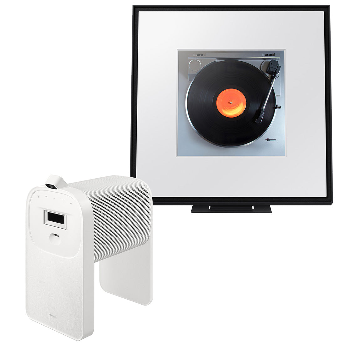 Samsung SP-LPF5DSAXXZC The Premiere 5 Projector | Samsung HW-LS60D/ZC Music Frame Wireless Speaker - Bundle
