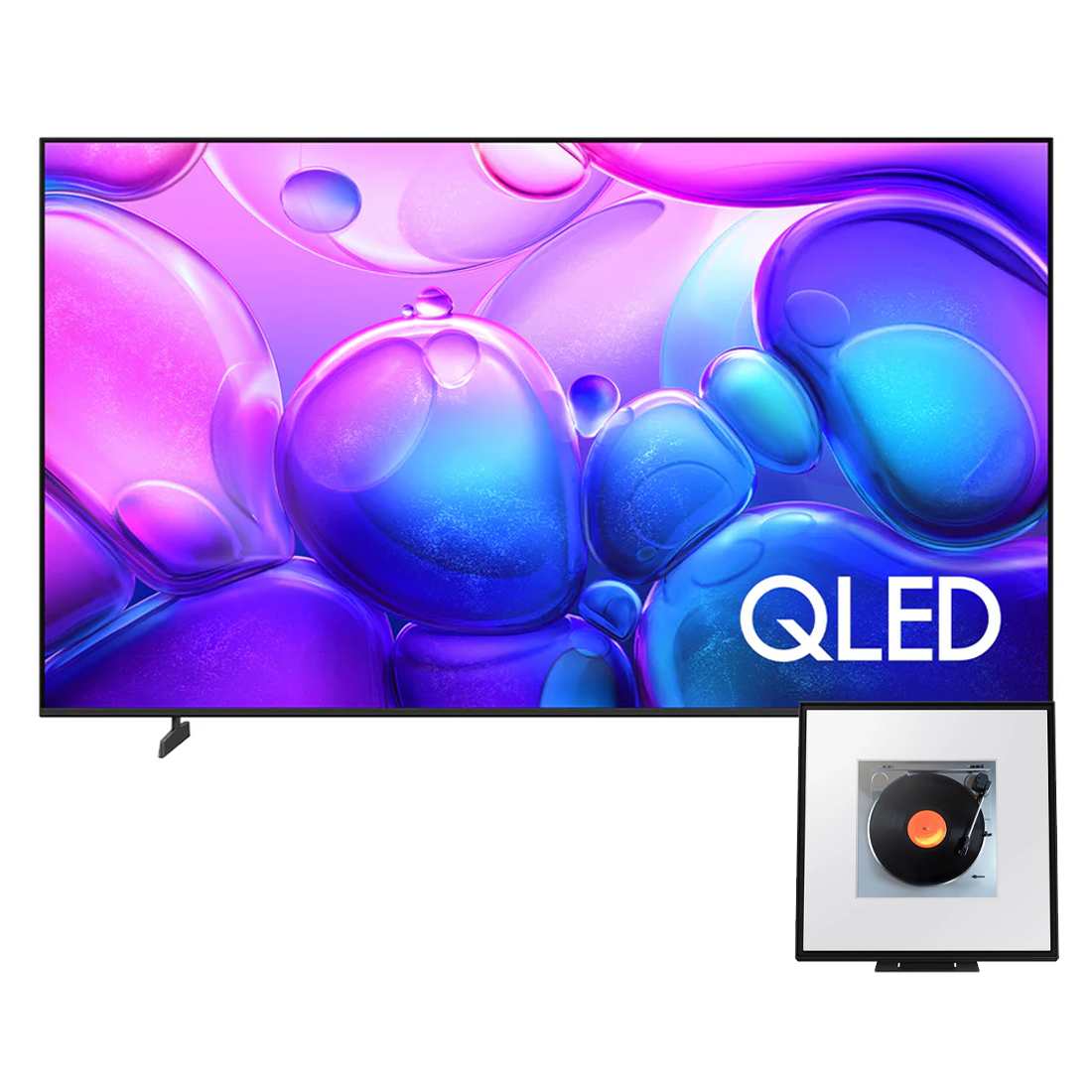 Samsung Q6F QLED 4K Smart TV | HW-LS60D/ZC Music Frame Wireless Speaker - Bundle