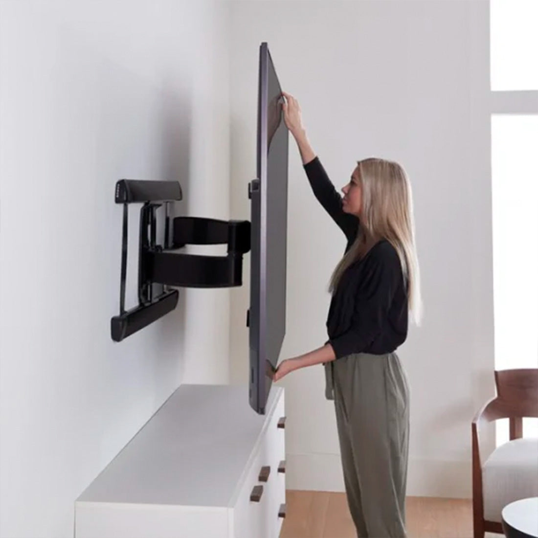 Sanus CILF230-G1 XL Full Motion Black Series TV Wall Mount