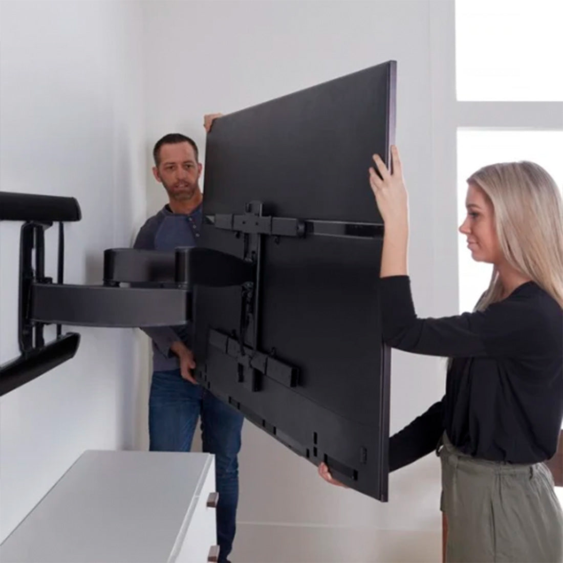 Sanus CILF230-G1 XL Full Motion Black Series TV Wall Mount