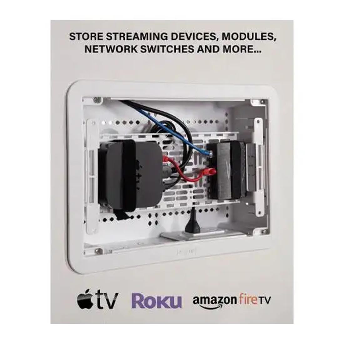 Sanus SA-IWB17-W1 17" TV Media In-Wall Box - White
