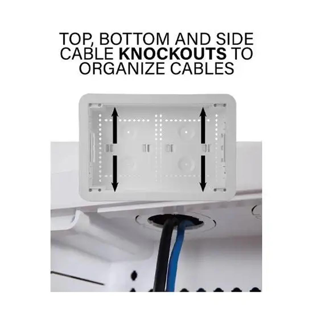 Sanus SA-IWB17-W1 17" TV Media In-Wall Box - White