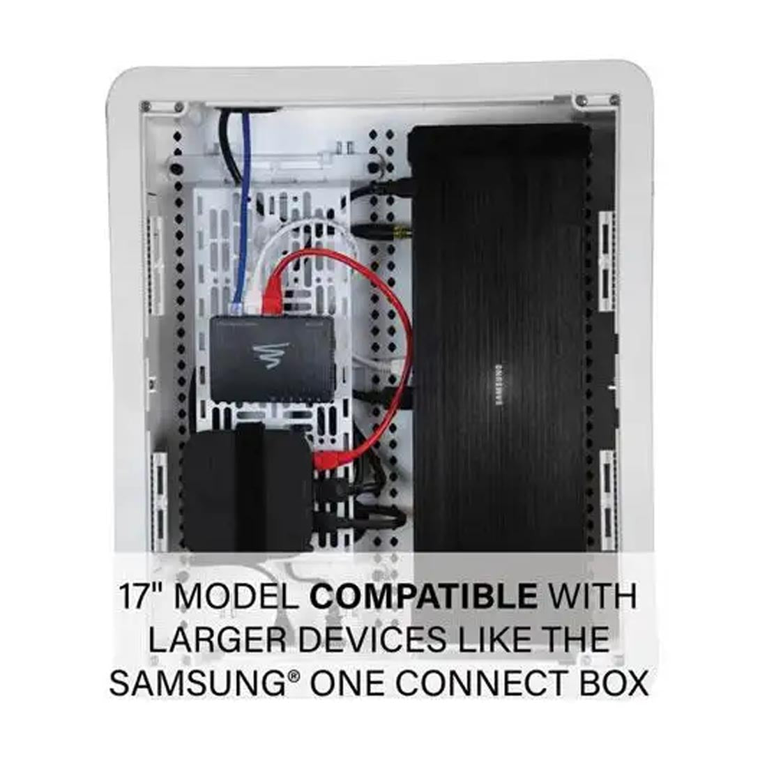 Sanus SA-IWB17-W1 17" TV Media In-Wall Box - White