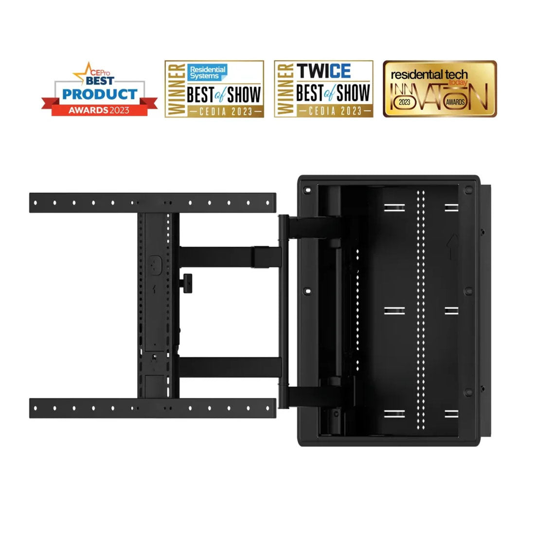 Sanus VIWLF128-B2 Premium Large In-Wall Full-Motion Mount for 42-85" TVs