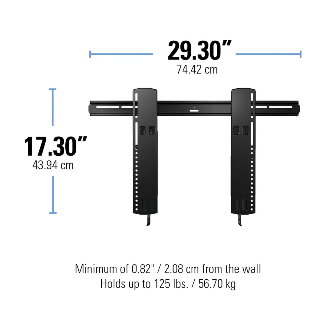 Sanus VLT16-B1 Super Slim Tilting TV Mount for 40-85"