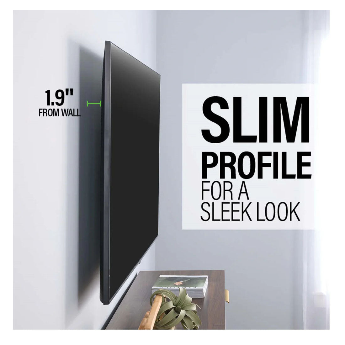 Sanus VMF822-B3 Advanced Full Motion 4D Shift TV Wall Mount for TVs 32"-65"