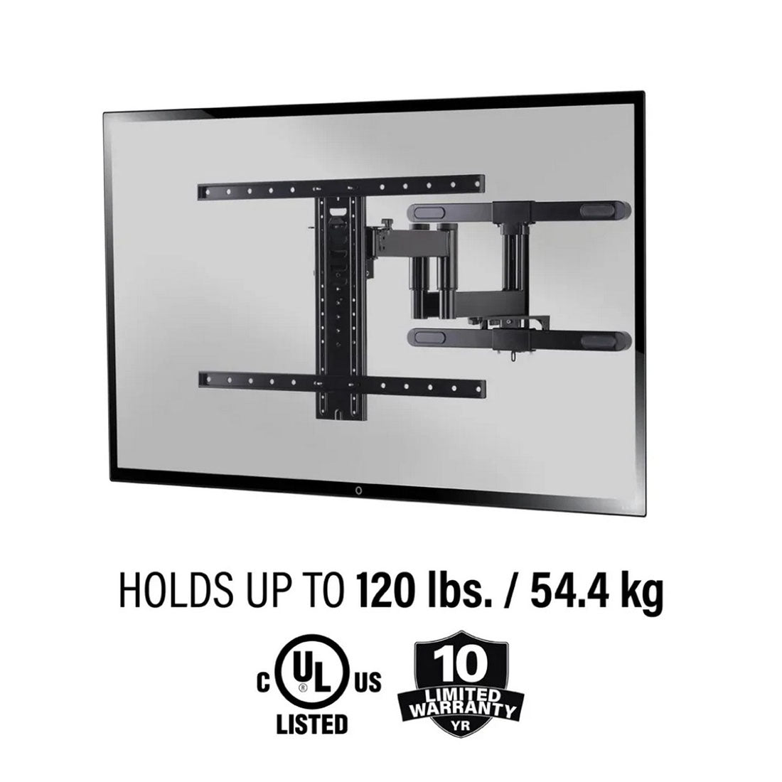 Sanus VODLF125-B3 Outdoor Premium Full-Motion TV Mount