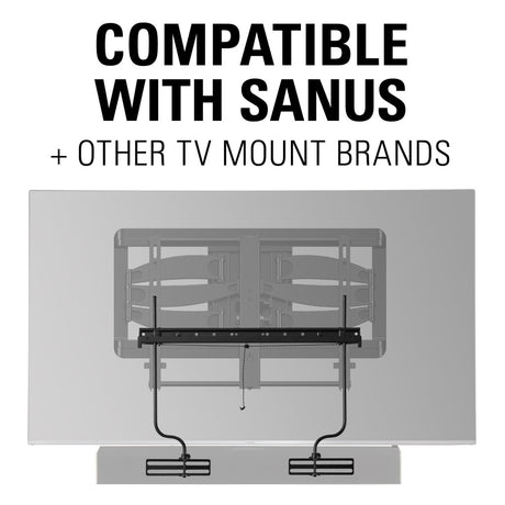 Sanus SASB1-B1 Universal Soundbar Mount - Depth Adjustable