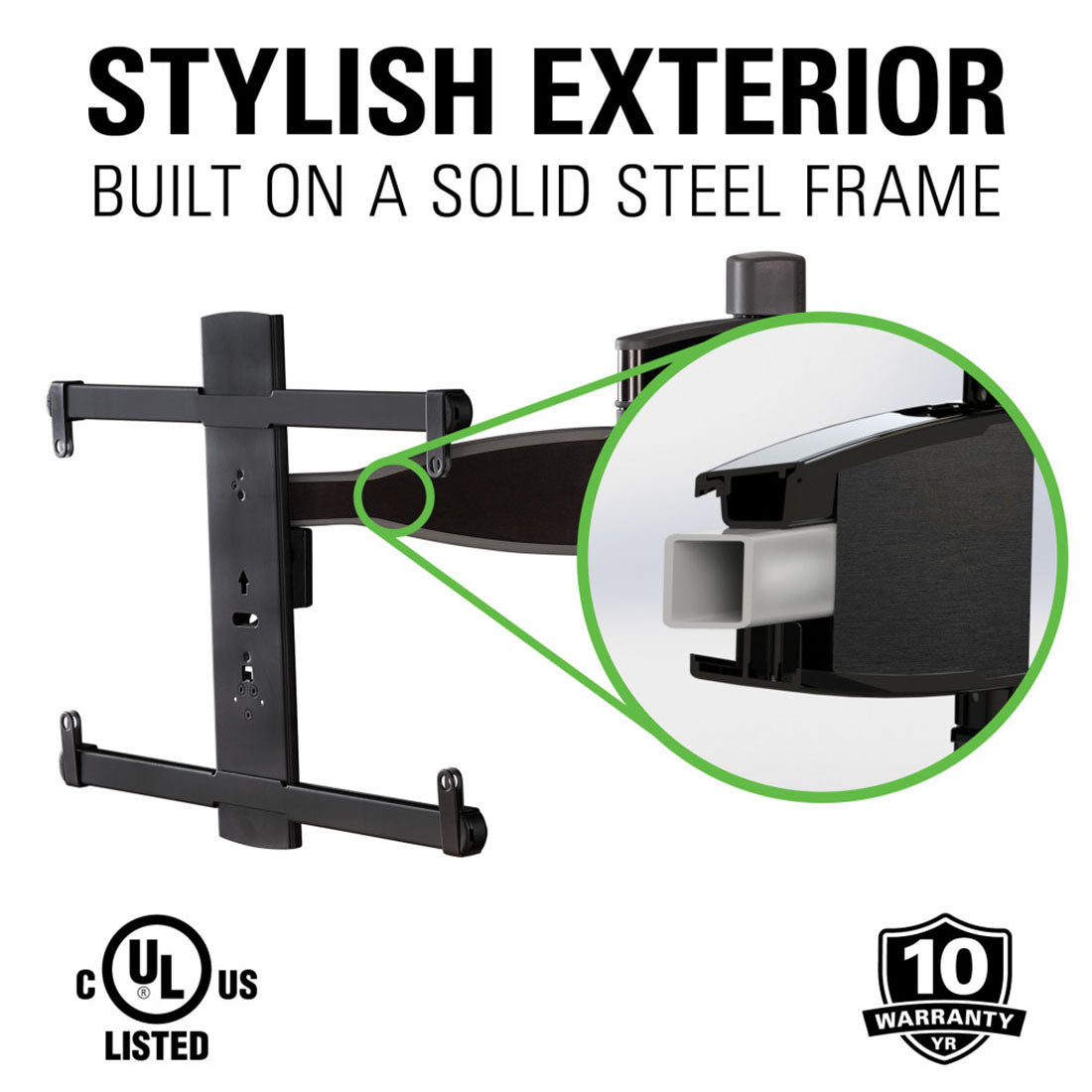 Sanus VMF720-B2 Premium Full Motion TV Wall Mount for 32"-65" TVs
