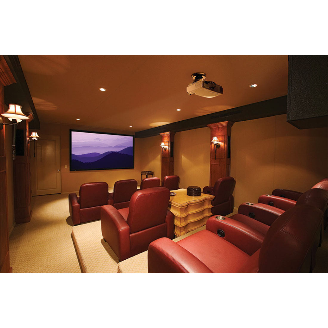 Sanus VMPR1b Tilt & Swivel Ceiling Mount for TV Projectors