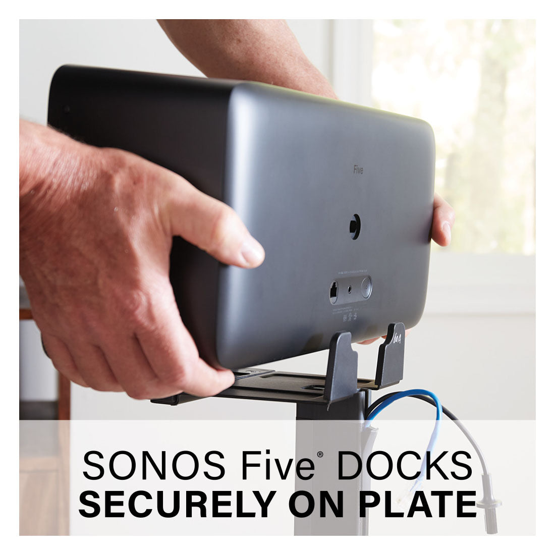 Sanus WSS52 Wireless Speaker Stands for Sonos Five and Play : 5 Speakers - Each