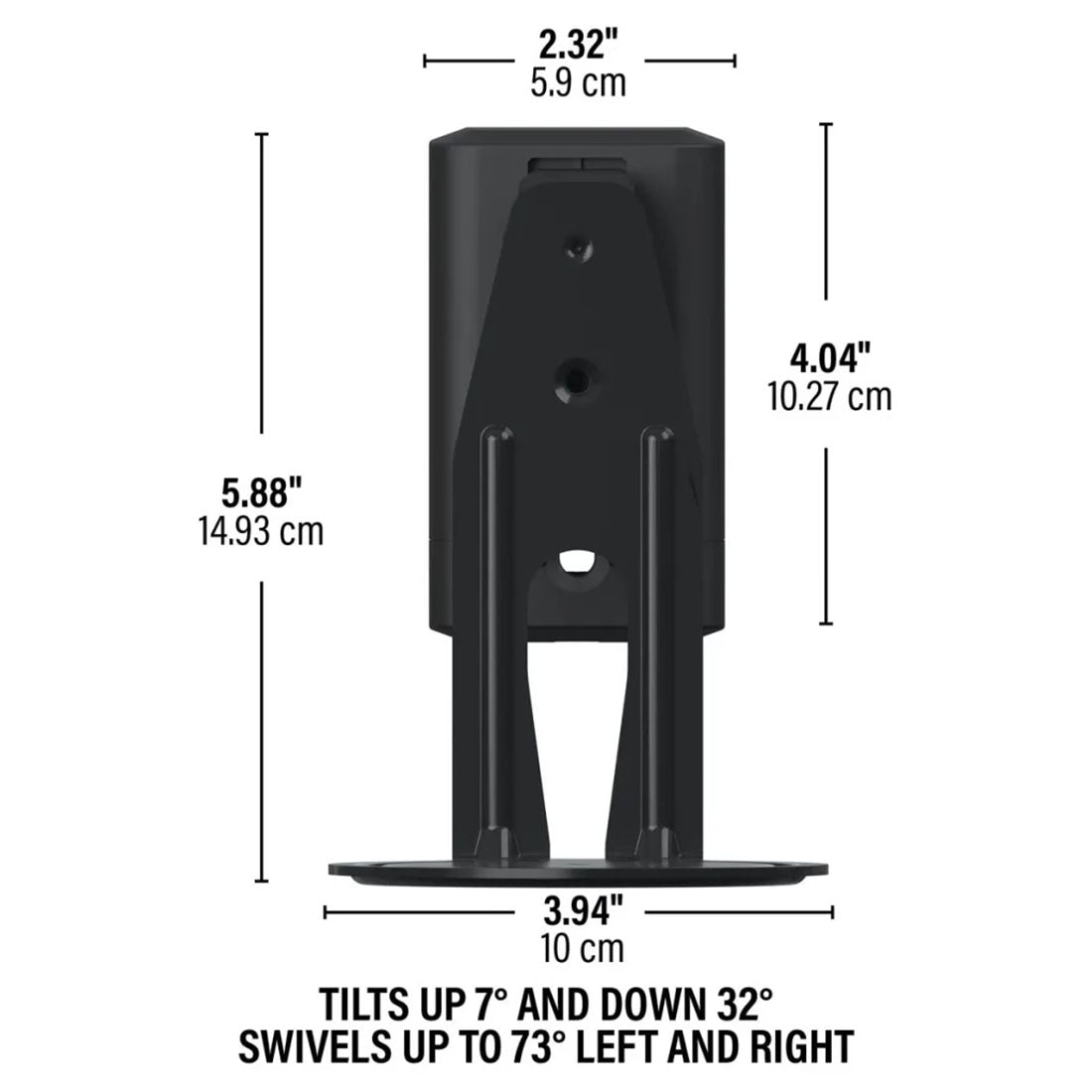 Sanus WSWME12-B2 Adjustable Speaker Wall Mount