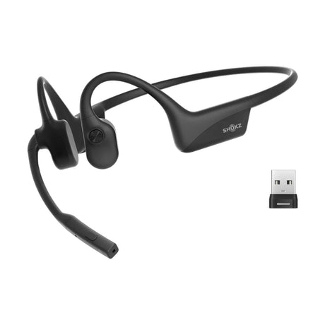 Shokz OpenComm2 Bone Conduction Stereo Bluetooth Headset - 2025 Upgrade