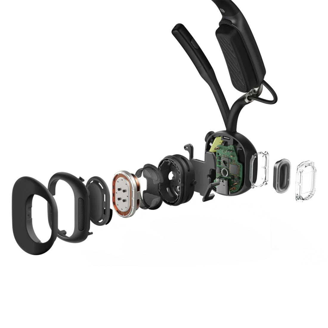 Shokz OpenMeet Bone Conduction Over the Head Stereo Bluetooth Headset
