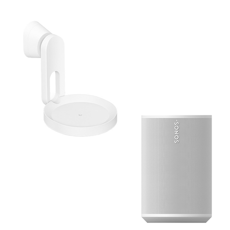 Sonos Era 100 Bluetooth Smart Speaker with Era 100 Wall Mounts - Bundle