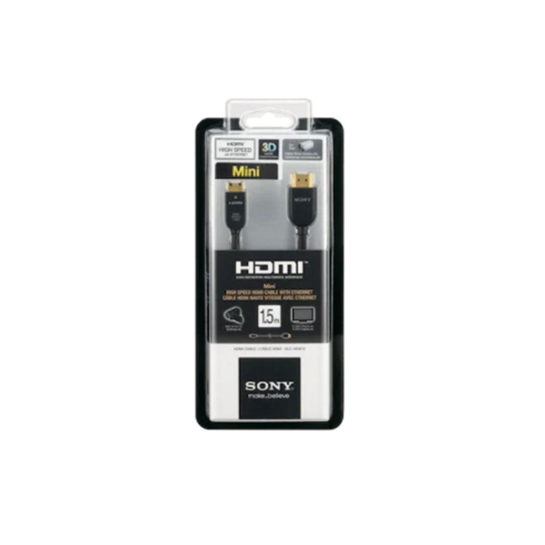 Sony DLCHEM15 1.5m Mini HDMI Cable - Clearance