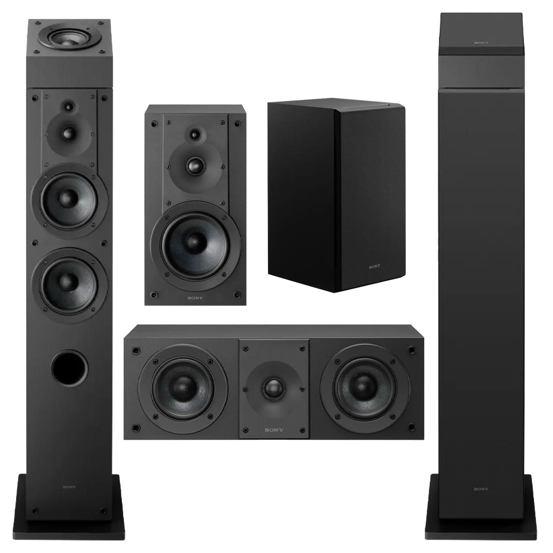 Sony SS-CS3M2 5.0 Speaker Bundle #1 - SS-CS3M2 (2) | SS-CS5M2 | SS-CS8M2 | SS-CSEM2