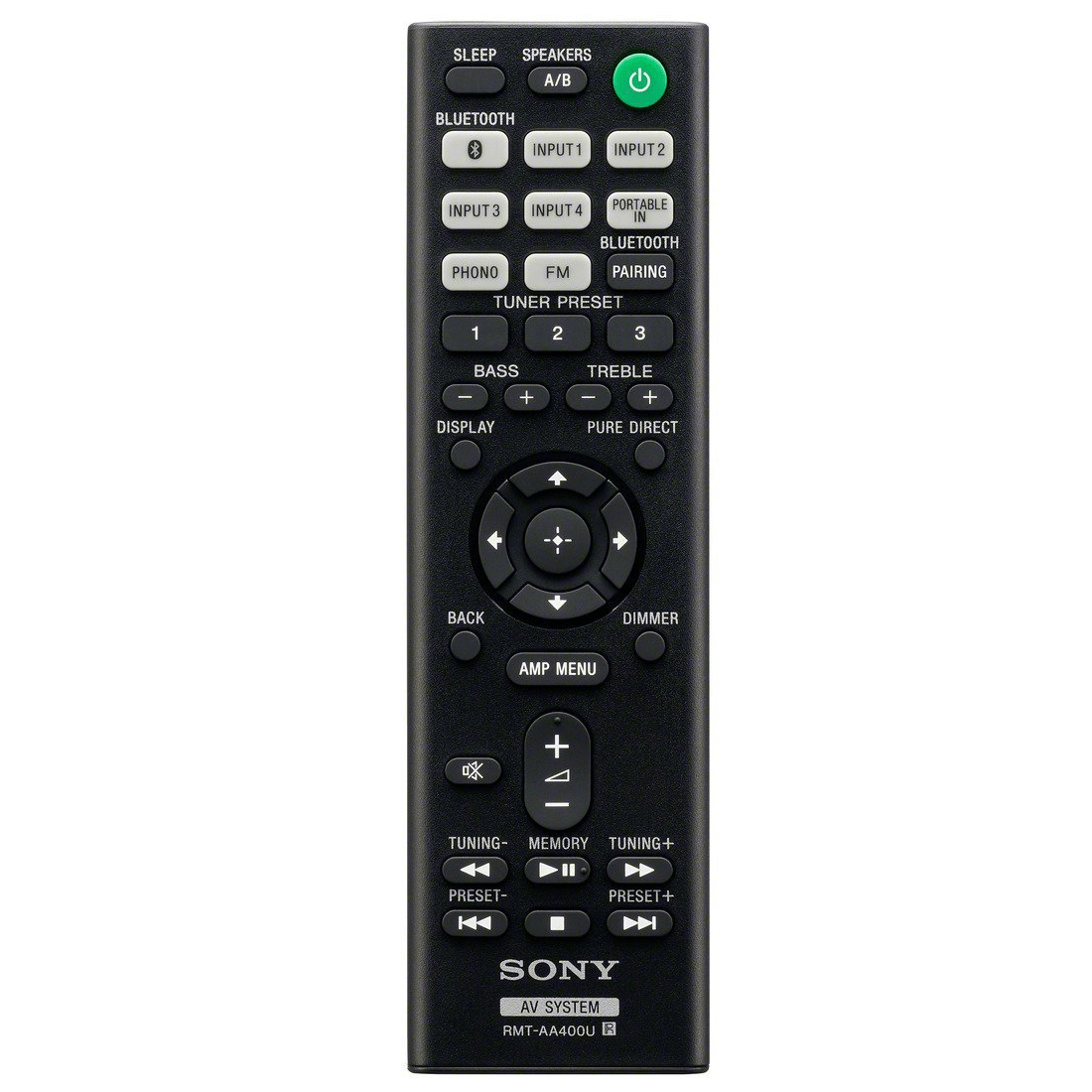 Sony STR-DH190 Stereo Receiver w/ Phono Input and Bluetooth Connectivity