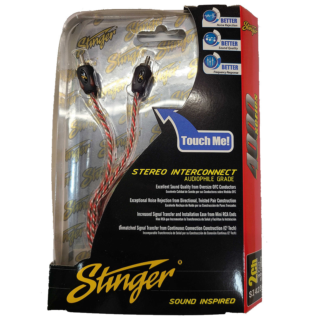 Stinger SI426 4000 Series 2 Channel 6 Foot RCA Interconnect Cable (SI426)