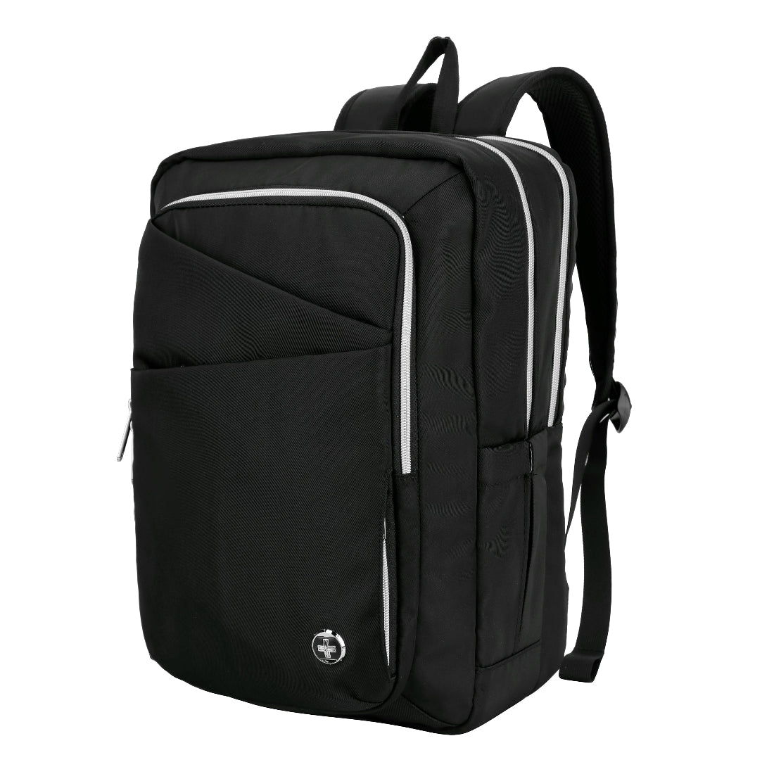 Swissdigital Design SD1006FB-01B KATY ROSE Backpack with SDD Finder - Black Platinum