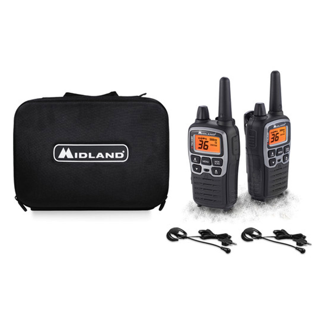Midland T77VP5F X-Talker 36-Channel Two-Way Radios - Extreme Duo Pack - Black