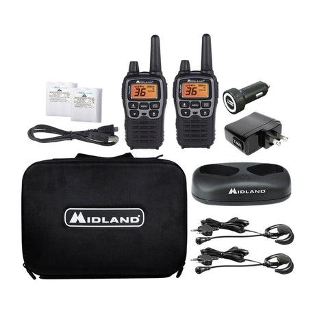 Midland T77VP5F X-Talker 36-Channel Two-Way Radios - Extreme Duo Pack - Black